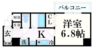 スワンズ神戸三宮イーストの物件間取画像